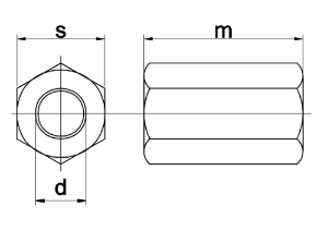 Afbeeldingen van Moer Din 6334 A2 M 10 GVP-100