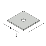 Afbeeldingen van GB Volgplaat M20 100x100 6 TV