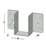 Afbeeldingen van GB Regeldrager b=46 h=66 1 SV