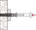Afbeeldingen van fischer Constructieplug met schroef SXRL T