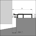 Afbeeldingen van Slijtdorpel ARP-5 100 dorpel dicht