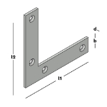 Afbeeldingen van GB Raamhoek recht 70x70 14x2 ZM