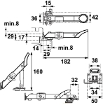 Afbeeldingen van AXA Rmsl/axaflex/secur/20mm/rvs-zwart//ean