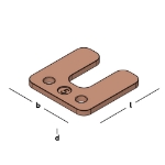 Afbeeldingen van Drukplaat 5 mm m.s (4x48st) KS