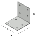 Afbeeldingen van GB Versterkingshoek 60x60 60x2 SV