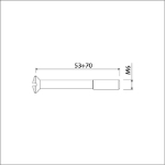 Afbeeldingen van Ami Set schroeven zwart dd.53/57 vhb schilden