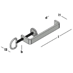 Afbeeldingen van GB Metselwerkklem 240x70x40 30x8 EV