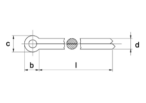 Afbeeldingen van Splitpen DIN 94 galvanisch verzinkt 1,6 X 18