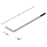 Afbeeldingen van Kozijnanker 200x50x6 304