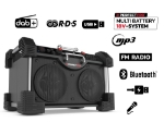 Afbeeldingen van Bouwradio ROCKHART 18V: DAB+ /FM /Bluetooth /