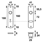 Afbeeldingen van AXA Binnenschild/tl-72/8mm/f1/ean