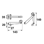 Afbeeldingen van AXA Axaflex/14cm/cond.10/rvs