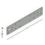 Afbeeldingen van Koppelplaat 250x46x2,5 SV