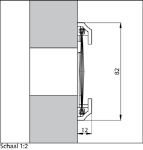 Afbeeldingen van Brievenbus afsluiter wit