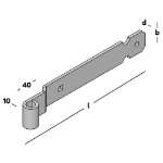 Afbeeldingen van Heng voor vlakwerk 300 40x5 EV