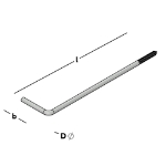 Afbeeldingen van Kozijnanker 200x50x6 VD