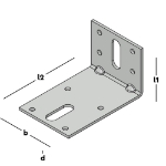 Afbeeldingen van Hoek met ril 50x90 60x2,5 SV