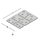 Afbeeldingen van GB Vouwhoek 100x75 1,5 SV