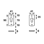 Afbeeldingen van AXA Binnenbeslag/patentrozet/pc/f1 ean