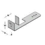 Afbeeldingen van GB Randbekistingsanker vlak 30x2 SV
