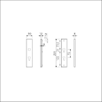 Afbeeldingen van Ami Vhb 251/50 buiten en binnen pc72 ,deurkru