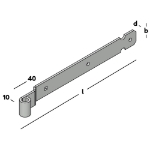Afbeeldingen van Heng voor vlakwerk 400 40x5 EV