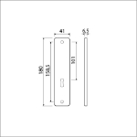 Afbeeldingen van Ami Kortschild 180/41 rh zkrg slg 56  f-2