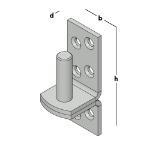 Afbeeldingen van GB Plaatduim Ø16x45 35x4 304