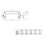 Afbeeldingen van Raamlichter  140mm naturel