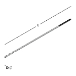 Afbeeldingen van GB UNI-slagspouwanker 325 Ø4 SL 4,6x60 VD