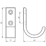 Afbeeldingen van Jashaak enkel mat zwart