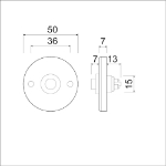 Afbeeldingen van Ami Beldrukker 3 rh zwart