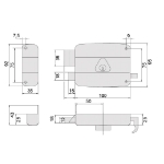 Afbeeldingen van OPLEGSLOT DIAMETER 25MM DM 50MM LINKS