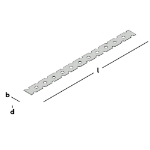 Afbeeldingen van GB Lijmkoppelstrip 300 22x0,7 SV