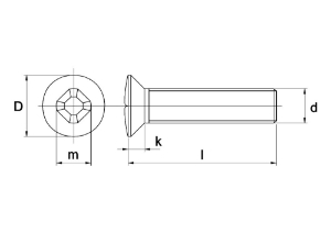 Afbeeldingen van Schroef DIN 966A A2 M 6 X 90 - 200