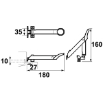 Afbeeldingen van AXA Axaflex/10mm/zwart/rvs/ean