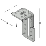 Afbeeldingen van GB XL-hoek 75x150 72x5 SV