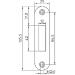 Afbeeldingen van Nemef Sluitplaat RVS rond type P 4228/17