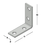 Afbeeldingen van GB Stoelhoek 40x40 15x2 ZM
