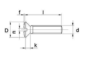 Afbeeldingen van Schroef Din 964 A2 M 6 X 60 - 100