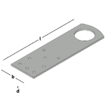 Afbeeldingen van Hijsoog 150x46x2,5 SV
