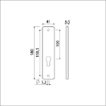 Afbeeldingen van Ami Kortschild 180/41 rh zkrg pc 55 zwart 900