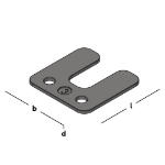 Afbeeldingen van Drukplaat 4 mm m.s (4x48st) KS