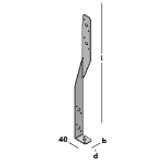 Afbeeldingen van GB Stormanker 400x40 30x2 SV