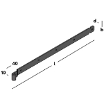 Afbeeldingen van Heng voor vlakw. 800 45x6 EPZ