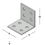 Afbeeldingen van GB Versterkingshoek 40x40 40x2 SV