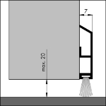 Afbeeldingen van Dorpelprofiel alu ADS-B 100 robuust