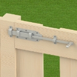 Afbeeldingen van GB Rolstaartschuif vlak 400x65 6 EV