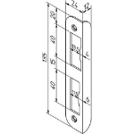 Afbeeldingen van Nemef Hoeksluitplaat staal verzinkt hp1266/12