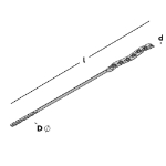 Afbeeldingen van GB PRIK-spouwanker 340 Ø5 0,5 316 O.G.